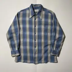 60s-70s初期 Scalal シャドーチェック シャツヴィンテージ