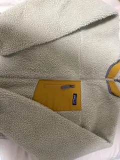patagonia フリースジャケット S クリーム・イエロー