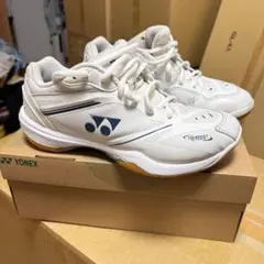 YONEX バドミントンシューズ ホワイト24.5cm
