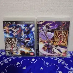 【PS3】　2枚セット　ガンダム無双2　/　3　プレステ3　ソフト