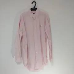 Polo by Ralph Lauren ピンクストライプシャツ M