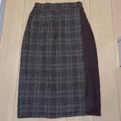 チェック タイトスカート