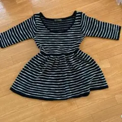 CECIL MCBEE７分ニットワンピース