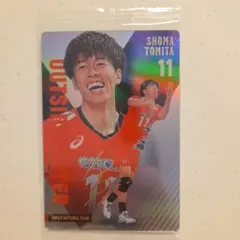 バレーボール日本代表　富田 将馬 ウエハースカード（サイン入り）