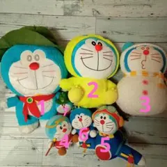 ドラえもん　ぬいぐるみセット