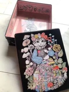 2016年ヒグチユウコ×ホルベインコラボ　植物と動物のイラストのお道具箱/缶 2016年ヒグチユウコ×ホルベインコラボ 植物と動物のイラストのお道具箱