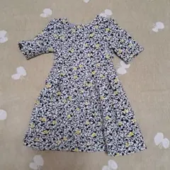 Petit Bateau キルティングワンピース 8a128cm