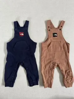 THE NORTH FACE オーバーオール2枚セット　80cm