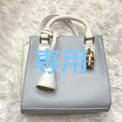 訳あり　サマンサタバサ ミニハンドバッグ 水色