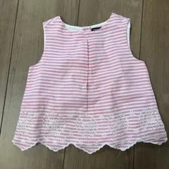 babyGap ピンクストライプ トップス 18-24ヶ月