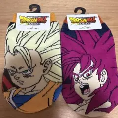 ドラゴンボールDAIMA キッズソックス 2足セット 15〜20cm