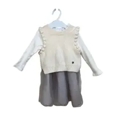 90サイズ　ワンピース　ベスト　セット