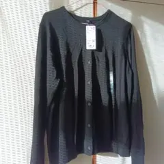 1611）新品未使用　UNIQLO UVカット クルーネックカーディガン 綿混
