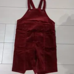 COMME CA DU MODE 赤 コーデュロイ サロペット 95