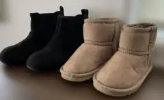 アプレレクール ブーツ ムートンブーツ15cm ブーティ16cm 子ども靴秋冬