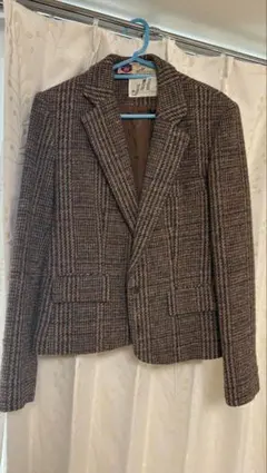 テーラードジャケット ブラウン