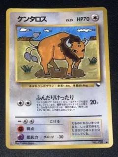 ポケモンカード 旧裏 ケンタロス ● 拡張シート第3弾(緑版)