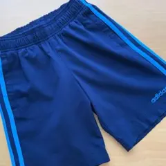 adidas アディダス ショートパンツ 紺×青 140cm