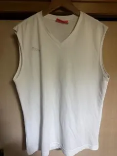 最安値美品送料無料お買い得PUMAホワイトノースリーブTシャツタンクトップML