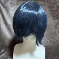 ウィッグ　青緑