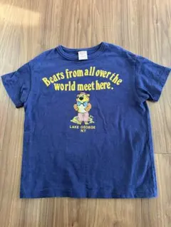 デニムダンガリーdenim dungareeベア柄Tシャツ130