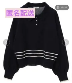 earth music&ecology ニット　襟付き