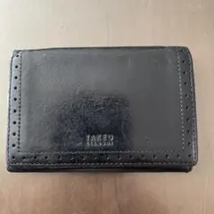 KIKUCHI TAKEO ブラックレザー 名刺入れ