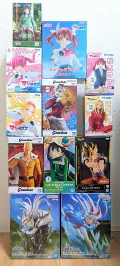 【童磨/猫猫/オグリキャップ&タマモクロス他】プライズ12体セットまとめ売り