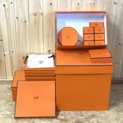 HERMES空箱10点セット オレンジBOX 美品ギフトボックス - メルカリ