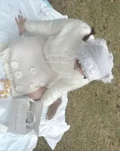 MADE MY DAY Handknit Bloom Slit Skirt