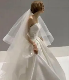 【美品】ウェディング　ロングベール　3m