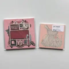 오카파 러버 원더 하우스의 에이프런 메모패드 2종 세트