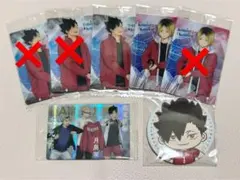 【ハイキュー】ウエハース 黒尾 研磨 セガラッキーくじ 缶バッジ 黒尾