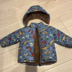 車柄　中綿　ボアアウター（フード付き）