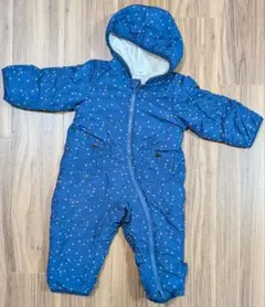 n.o.u.s ノウズ 中綿ジャンプスーツ 80 星柄 防寒