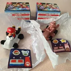 マリオカート ミニカー マリオ＆ゴールドピーチ　ハッピーセット