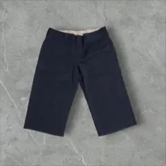 Dickies ワークショーツ ネイビー カットオフ 古着
