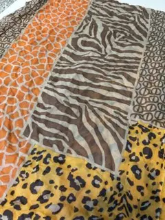 ストール　アニマル柄