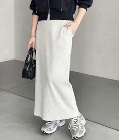 ジーラ　リブロングスカート