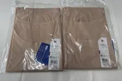 ベージュ ラウンドネック Tシャツ Lサイズ 2枚セットのサムネイル
