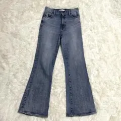 美品◇MOUSSY VINTAGE FLARE DENIM W27 美脚フレア