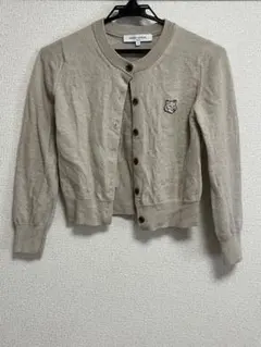MAISON KITSUNÉ ベージュ カーディガン S