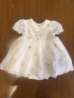 H&M 花柄刺繍チュールワンピース　6m