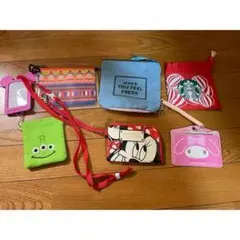 カラフルキャラクターパスケース7点セット