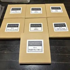 新品未使用　長渕剛　絵皿　7枚セット　詩画展　当時品