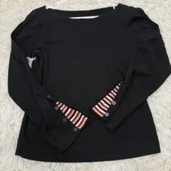 BURBERRY LONDON　カットソー　長袖　ブラック　サイズ2