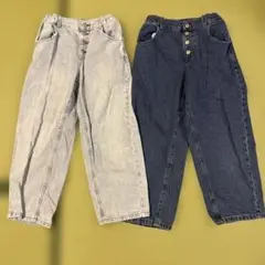 GUデニムパンツ 2色セット