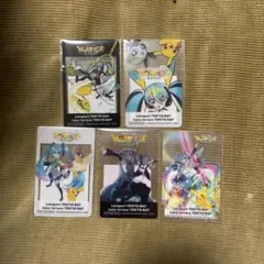 ポケモン 初音ミク ポケミクライブ ららぽーと 特典 クリアカード 全5種
