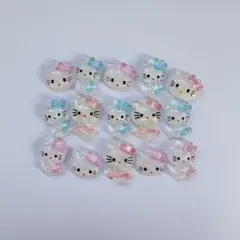 キティちゃん ネイルパーツ デコパーツ 15個セット ♡