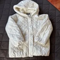 pom ponette Mサイズ ホワイトダウンコート